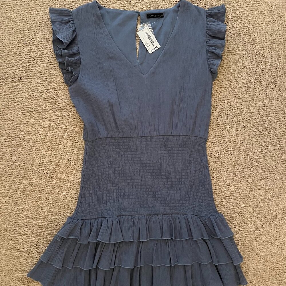 A Love Like You Blue Mini Dress NWT